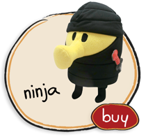 Doodle Jump Ninja Plush 9 Sega Prize Europe Stuffed Ninja 2015 Lima Sky